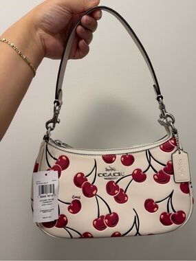 Coach Cherry Print Teri Shoulder Bag